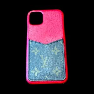 Louis Vuitton iPhone 11 Pro Max phone cover.